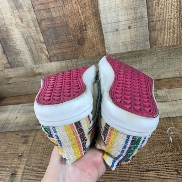 Corkys Rainbow Striped Babalu Canvas Shoes - Picture 11 of 11